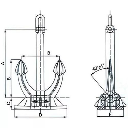 Якорь Spek марка Сталь 20, ГОСТ 30563-98 в г. Магнитогорск